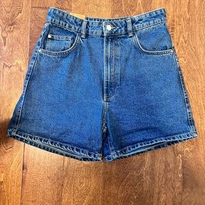 Zara Authentic Denim by TRF Mom Shorts